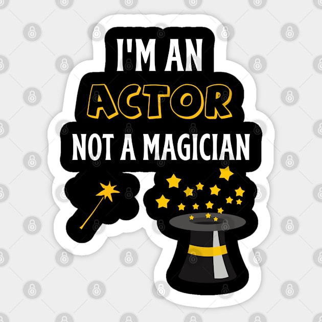 actor Sticker by Mdath